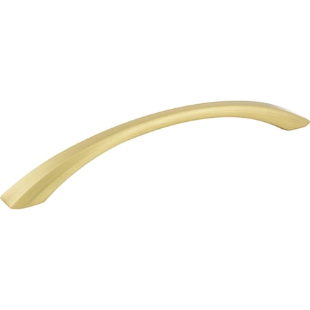 Jeffrey Alexander 160 mm Center-to-Center Brushed Gold Wheeler Cabinet Pull 678-160BG